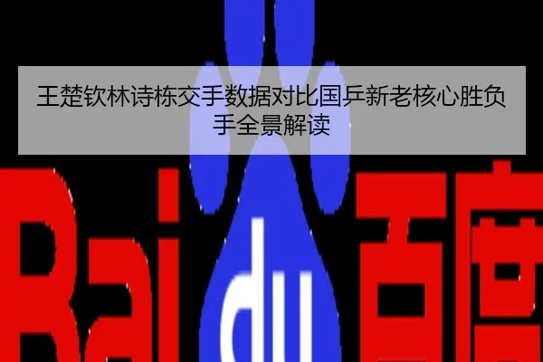 王楚钦林诗栋交手数据对比国乒新老核心胜负手全景解读